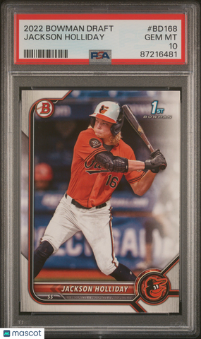 Jackson Holliday - 2022 Bowman Draft PSA 10