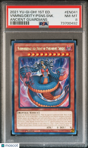2021 Yu-Gi-Oh! Ancient Guardians Deity #EN041 Ancient Guardians PSA 8