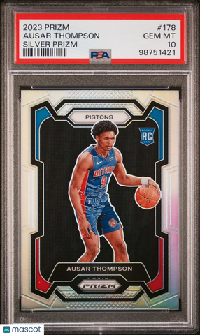 Ausar Thompson - 2023 Panini Prizm Silver PSA 10