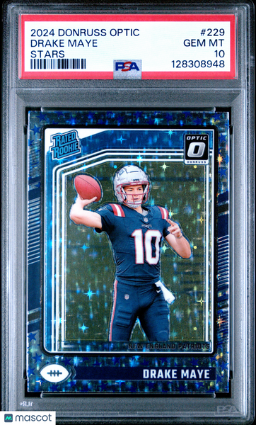 Drake Maye - 2024 Panini Donruss Optic Stars PSA 10