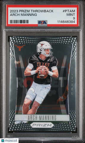 Arch Manning - 2023 Panini Prizm Throwback PSA 9