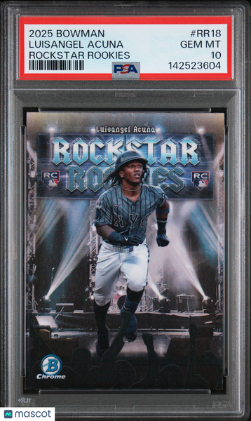 Luisangel Acuna - 2025 Bowman Rockstar Rookies PSA 10