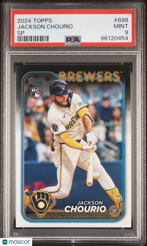 Jackson Chourio - 2024 Topps SP PSA 9