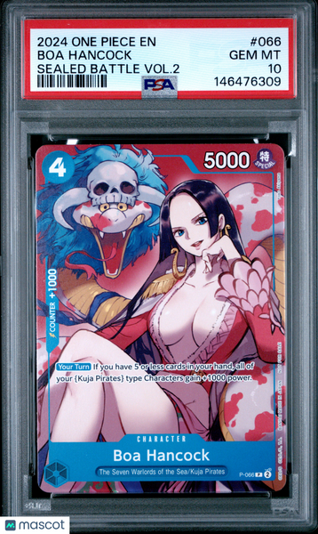 2024 One Piece Promos Boa Hancock Sealed Battle Vol.2 PSA 10 #066