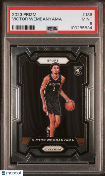Victor Wembanyama - 2023 Panini Prizm PSA 9 Rookie