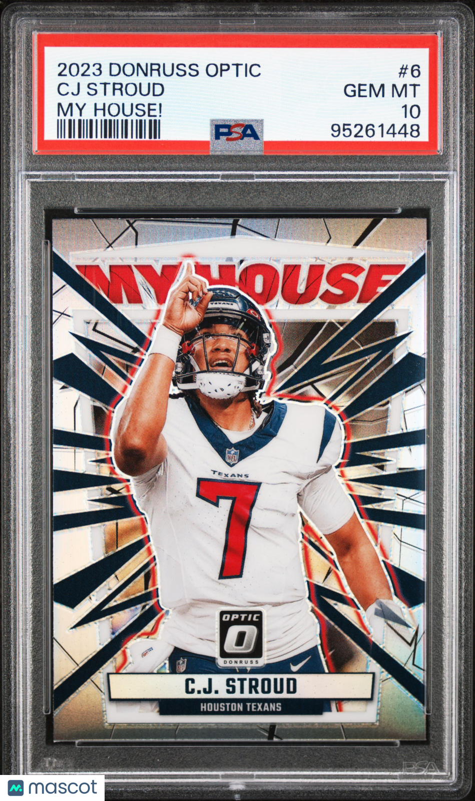 CJ Stroud - 2023 Panini Donruss Optic My House! Rookie Silver #6 PSA 10