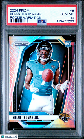 Brian Thomas JR. - 2024 Panini Prizm Rookie Variation PSA 10 Variation