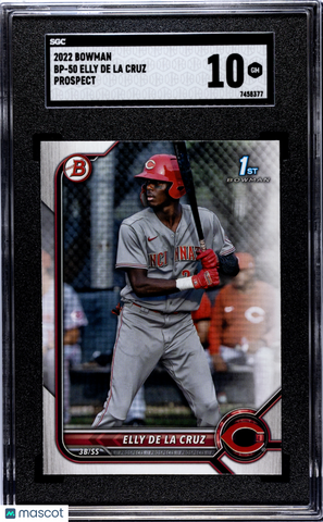 Elly De La Cruz - 2022 Bowman Prospect SGC 10