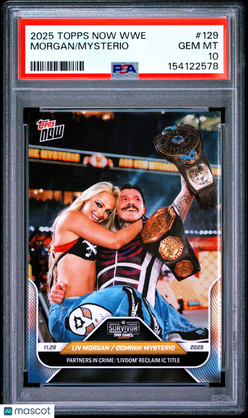 Mysterio Morgan - 2025 Topps Now WWE PSA 10