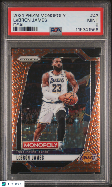 LeBron James - 2024 Panini Prizm Monopoly Deal PSA 9 21/25