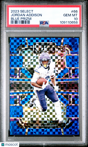 Jordan Addison - 2023 Panini Select Blue Prizm PSA 10 83/199