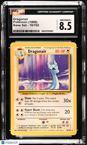1999 Pokémon Dragonair #18/102 English CGC 8.5