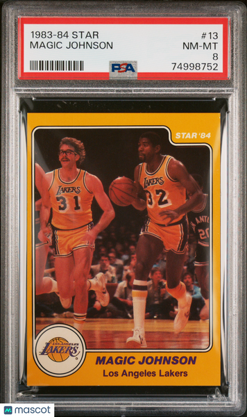 Magic Johnson - 1983-84 Star PSA 8