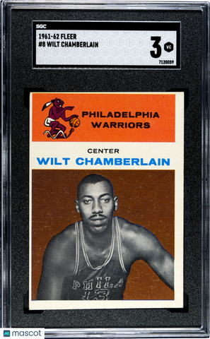 Wilt Chamberlain - 1961 Fleer SGC 3 Rookie