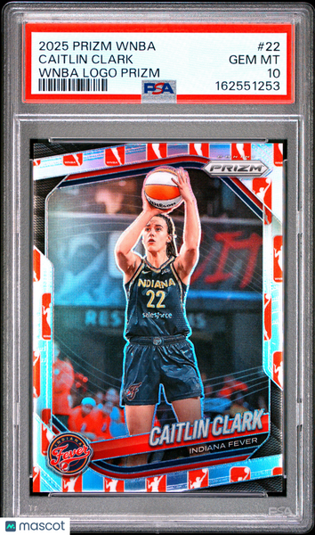Caitlin Clark - 2025 Panini Prizm WNBA Logo PSA 10 #22