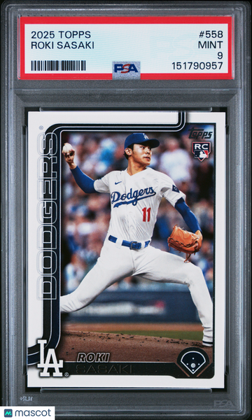 Roki Sasaki - 2025 Topps PSA 9