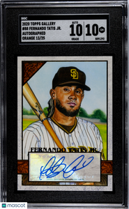 Fernando Tatis JR. - 2020 Topps Gallery Autograph Orange SGC 10 /25
