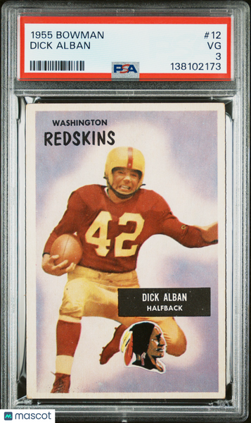 Dick Alban - 1955 Bowman PSA 3