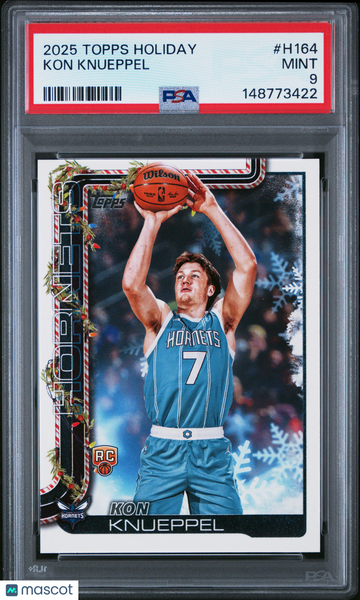 Kon Knueppel - 2025 Topps Holiday PSA 9