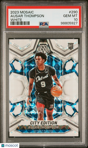 Ausar Thompson - 2023 Panini Mosaic White PSA 10 16/25