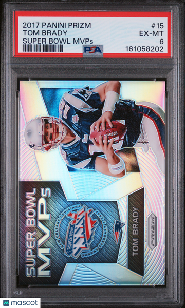 Tom Brady - 2017 Panini Prizm Super Bowl Mvps PSA 6