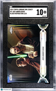 2019 Topps Chrome Star Wars Legacy Jedi Under Siege #2 SGC 10