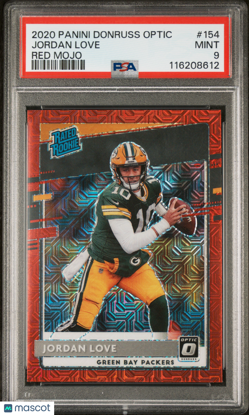 Jordan Love - 2020 Panini Donruss Optic Red Mojo PSA 9
