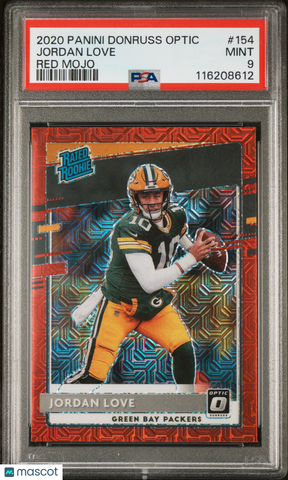 Jordan Love - 2020 Panini Donruss Optic Red Mojo PSA 9