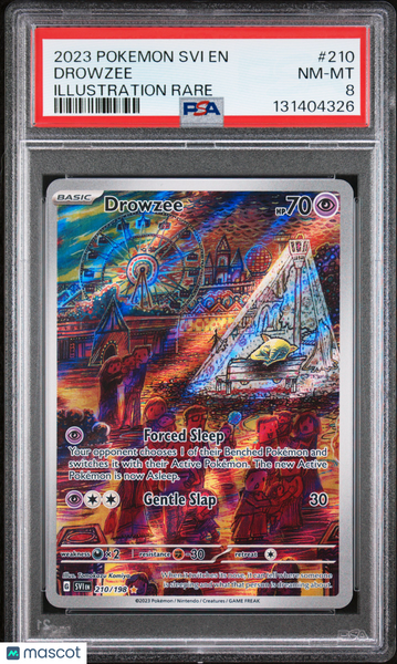 2023 Pokemon Svi EN-Scarlet & Violet Drowzee Illustration Rare PSA 8 #210