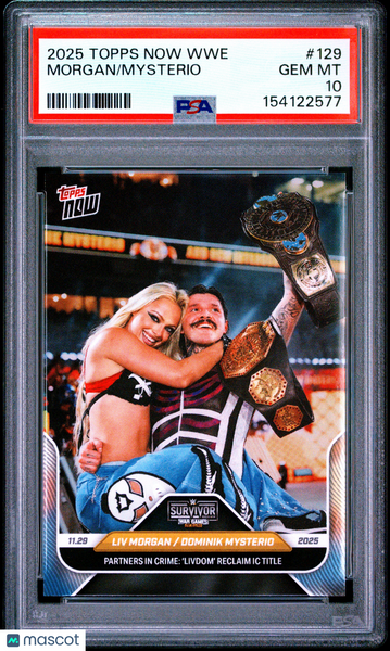 Mysterio Morgan - 2025 Topps Now WWE PSA 10
