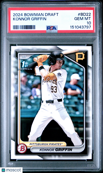 Konnor Griffin - 2024 Bowman Draft PSA 10