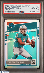 Tua Tagovailoa - 2020 Panini Donruss Optic Holo PSA 10