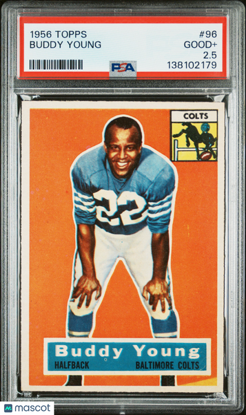 Buddy Young - 1956 Topps PSA 2.5