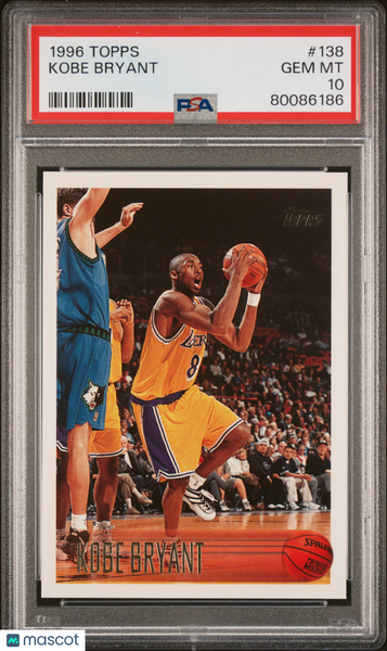 Kobe Bryant - 1996 Topps PSA 10