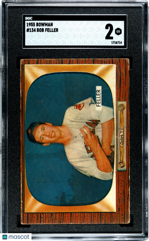 Bob Feller - 1955 Bowman SGC 2