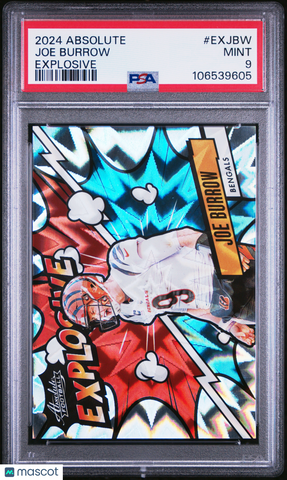Joe Burrow - 2024 Panini Absolute Explosive PSA 9