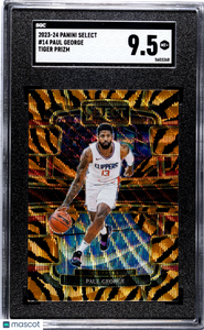 Paul George - 2023 Panini Select Tiger Prizm SGC 9.5 Case Hit
