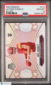 Jayden Daniels - 2024 Panini Mosaic Silver PSA 10
