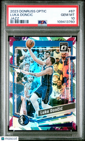 Luka Doncic - 2023 Panini Donruss Optic Jazz PSA 10