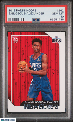 S. Gilgeous-Alexander - 2018 Panini Hoops PSA 10