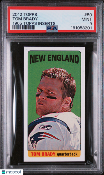 Tom Brady - 2012 Topps 1965 Topps Inserts PSA 9