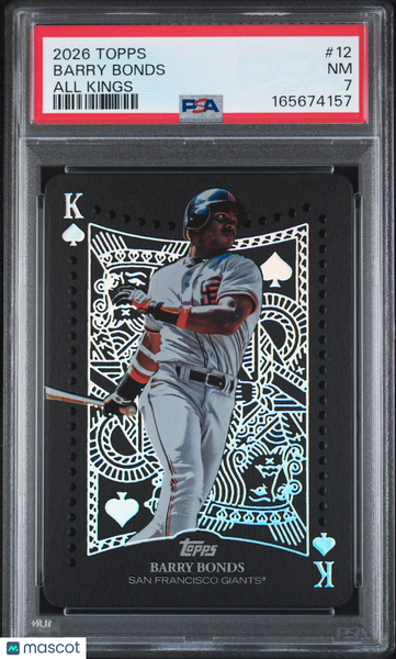 Barry Bonds - 2026 Topps All Kings PSA 7
