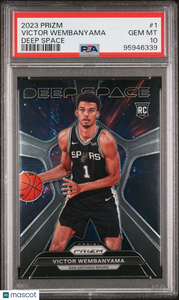 Victor Wembanyama - 2023 Panini Prizm Deep Space PSA 10