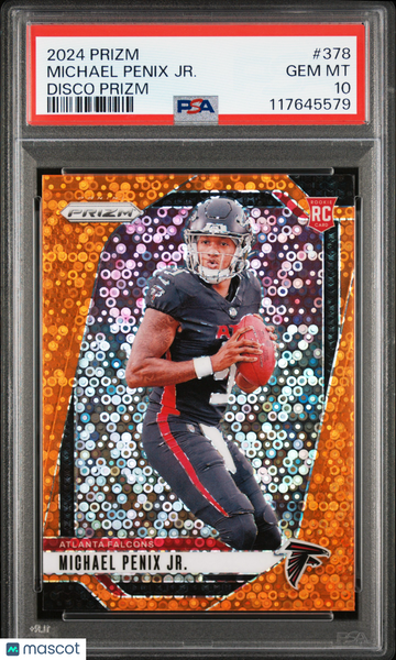 Michael Penix JR. - 2024 Panini Prizm Disco PSA 10
