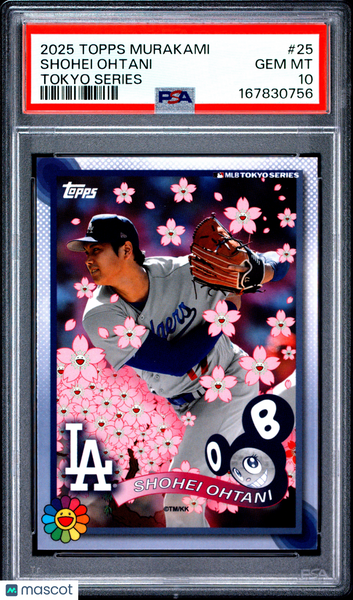 Shohei Ohtani - 2025 Topps Takashi Murakami + MLB World Tour Tokyo Series PSA 10