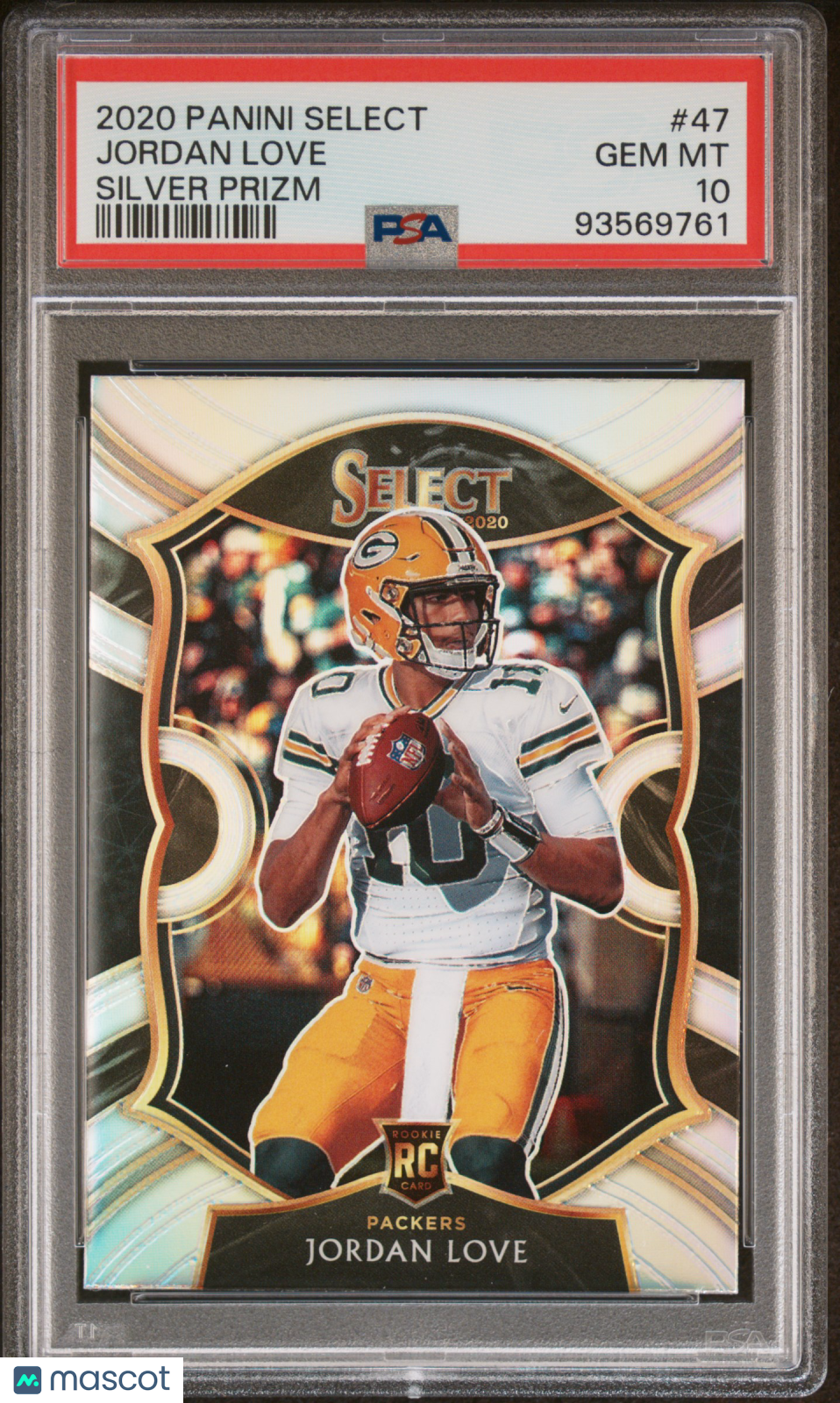 Jordan Love - 2020 Panini Select Silver Prizm PSA 10