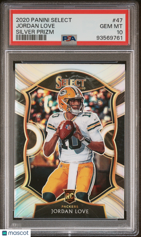 Jordan Love - 2020 Panini Select Silver Prizm PSA 10