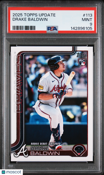 Drake Baldwin - 2025 Topps Update PSA 9
