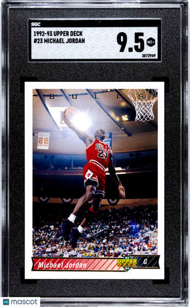Michael Jordan - 1992 Upper Deck SGC 9.5