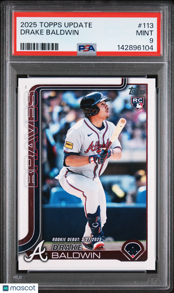 Drake Baldwin - 2025 Topps Update PSA 9